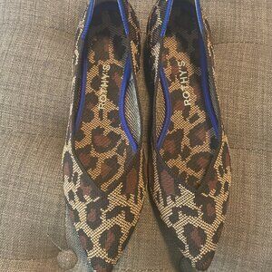 Rothy's Animal Print Point Flats